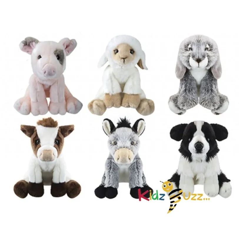 30CM Farm Yard Plush Toy (6 Assorted Animals)