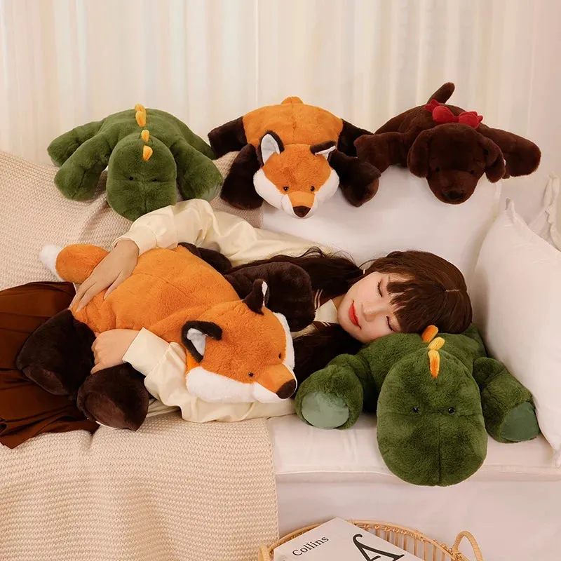 45-70cm Super Soft Lazy Fluffy Stuffed Animals