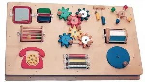 Activity Board for Wall Mounting - 10 visual, tactile and auditory activities