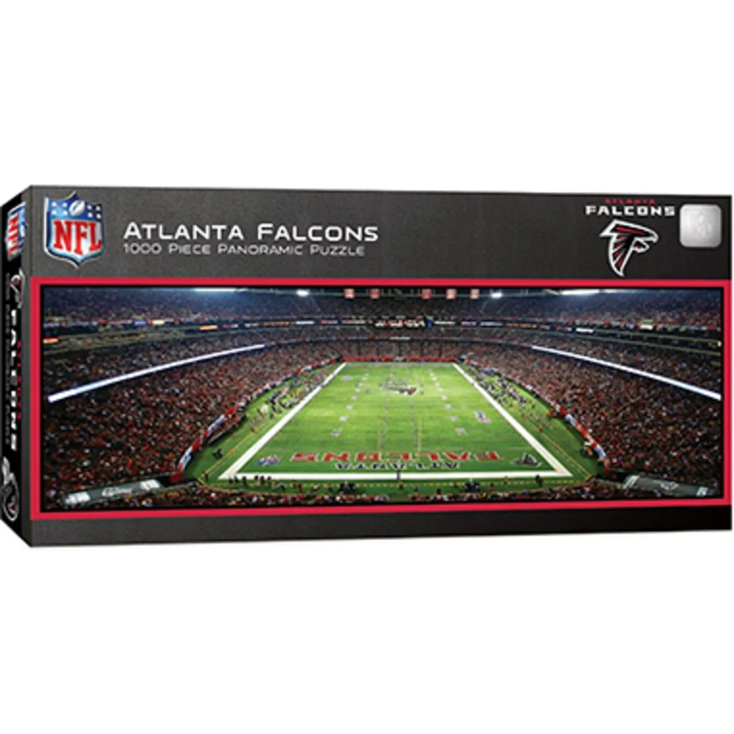 Atlanta Falcons - 1000 Piece Panoramic Jigsaw Puzzle - End View