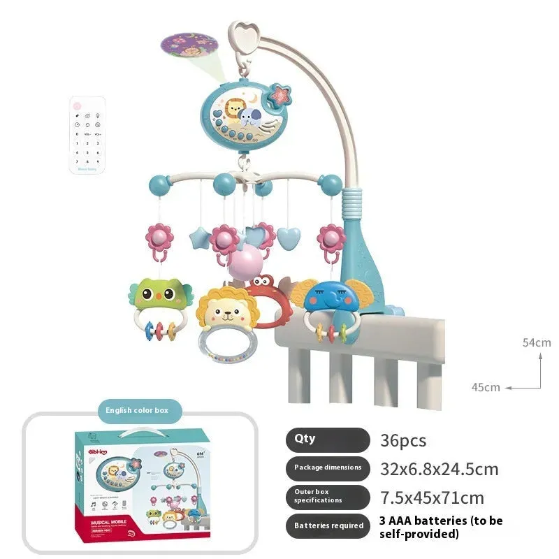 Baby Music Bed Bell Toy Multifunctional Rotating Bedside