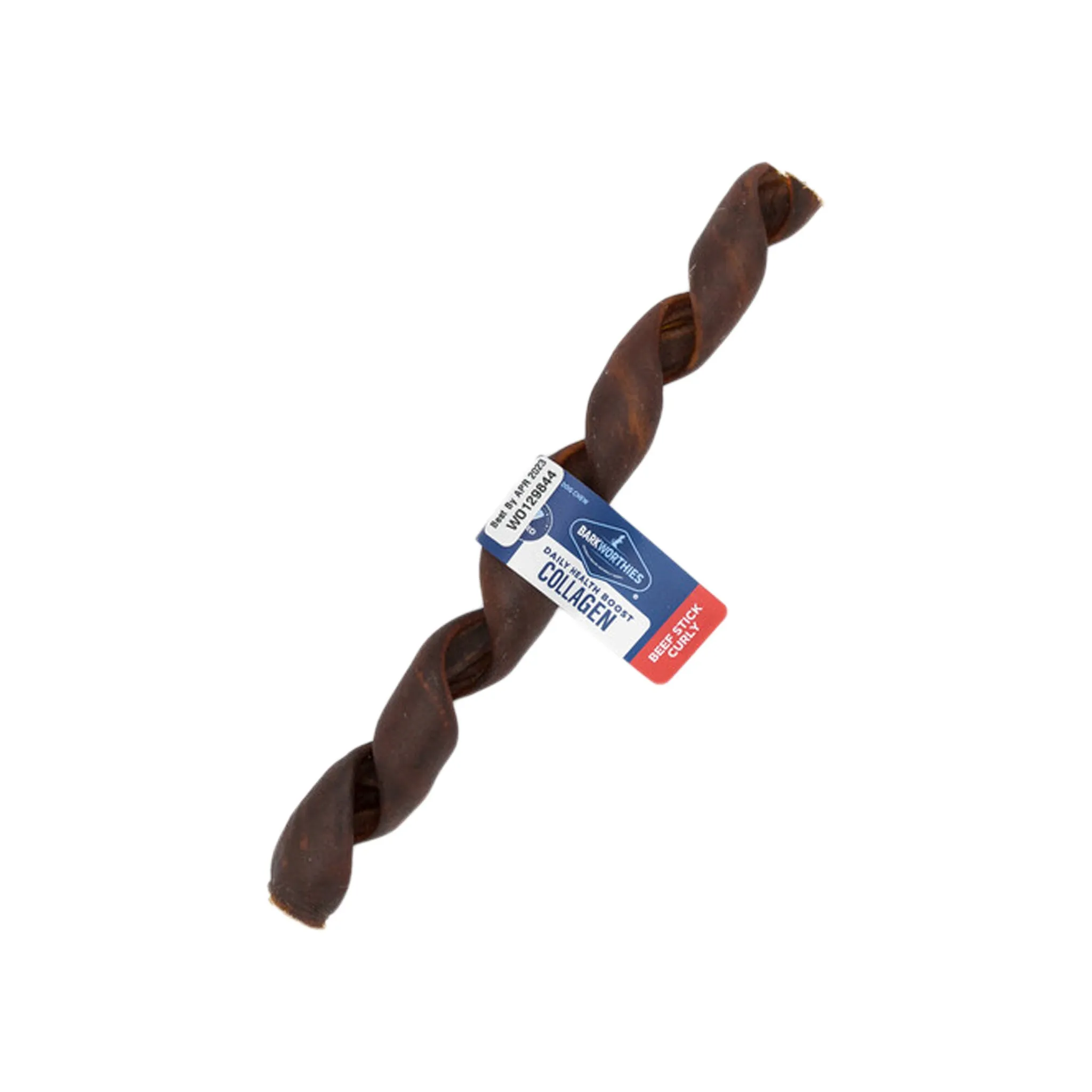 Barkworthies Collagen Curly Dog Chew