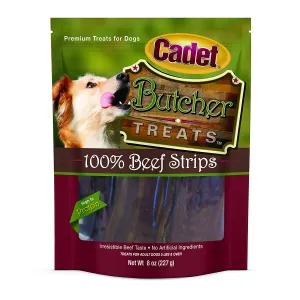 Cadet Butcher Treats Beef Strips