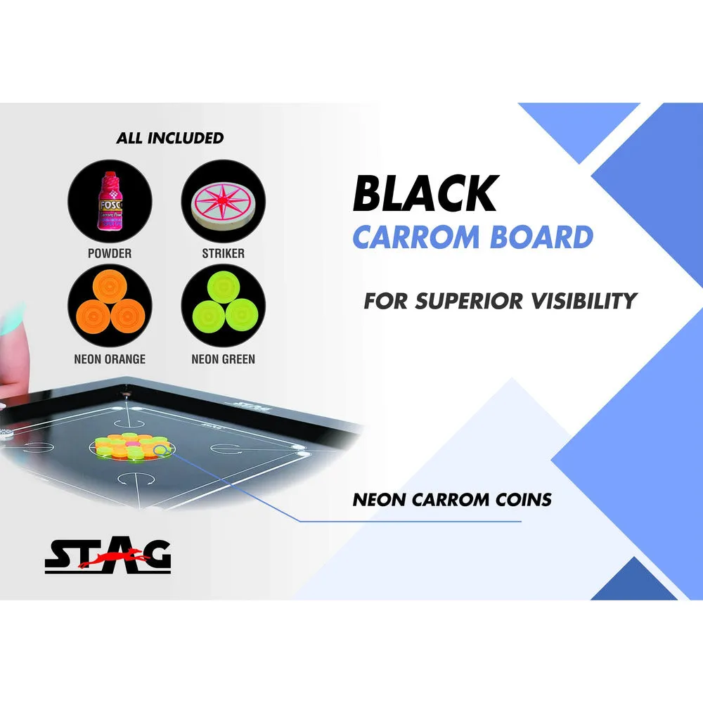 Carrom Board-Black