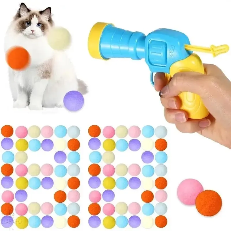 Cat Interactive Launch Toy - with 20 Balls