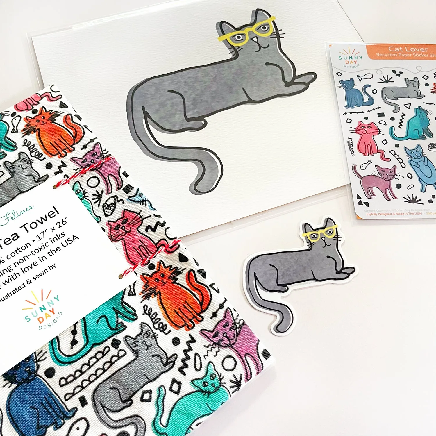 Cat Lover Gift Set - 4 Perfect Gifts for Cat Owners & Fans of Felines