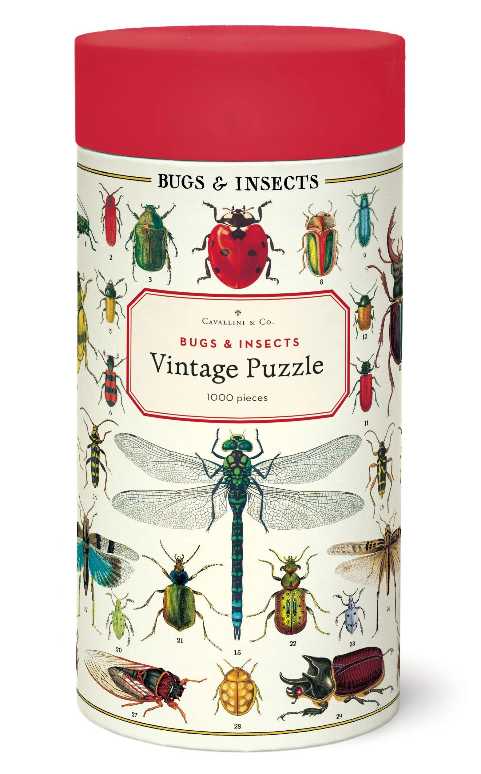 Cavallini & Co. Bugs & Insects 1000 Piece Puzzle