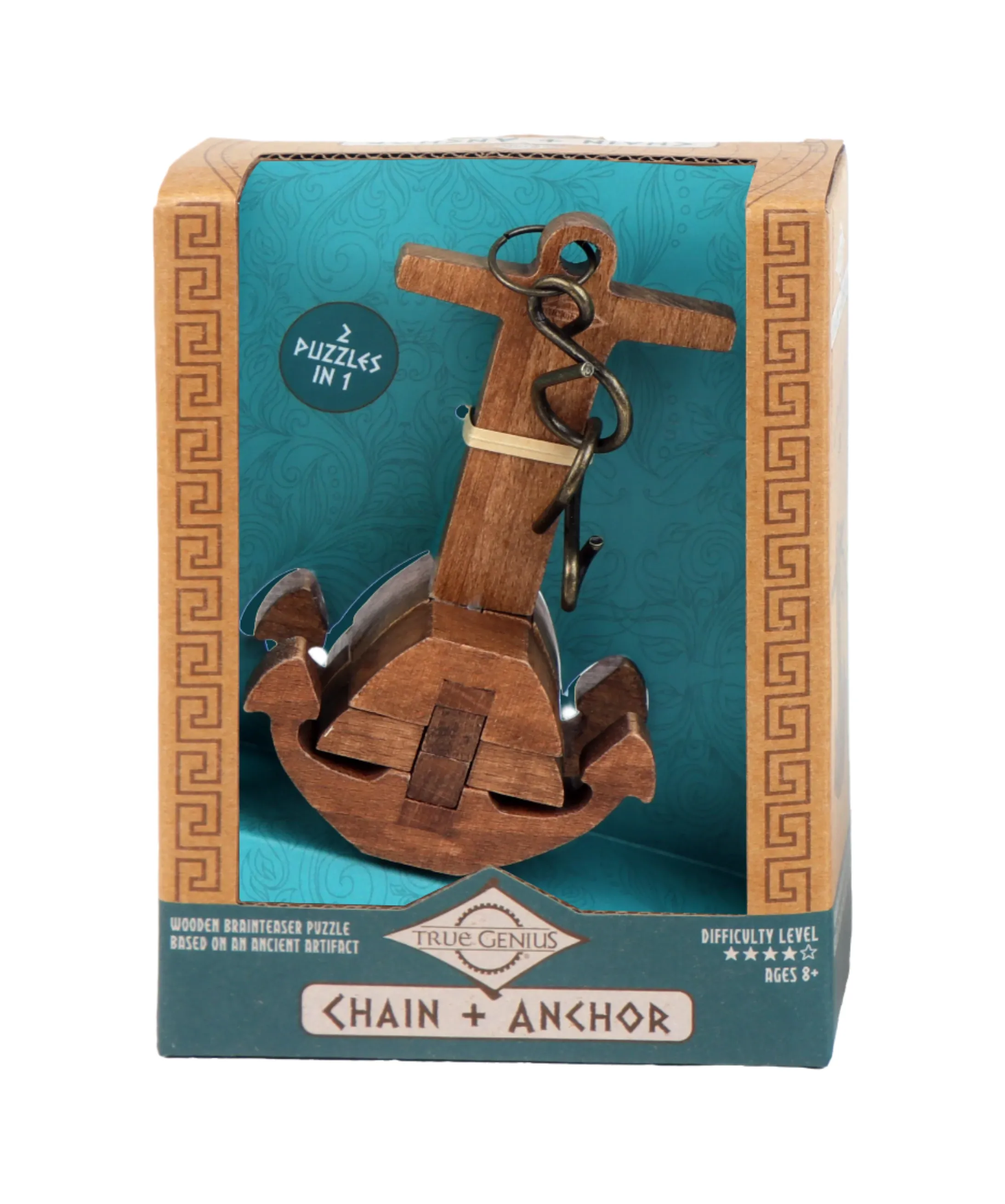 Chain and Anchor Wooden Puzzle