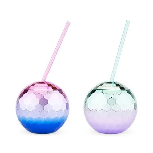 Disco Ball Tumblers-The Best Dressed Drinks Have the Most Fun!