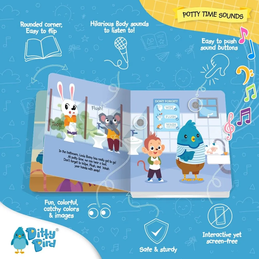 Ditty Bird Baby Sound Book: Potty Time Sounds