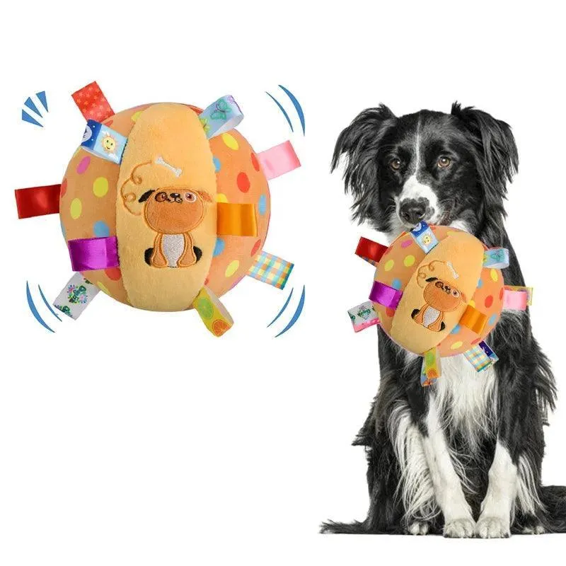 Dog Training Toy: Bell & Plush Interactive Play for Engaging Dogs