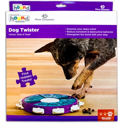 dog twister puzzle toy