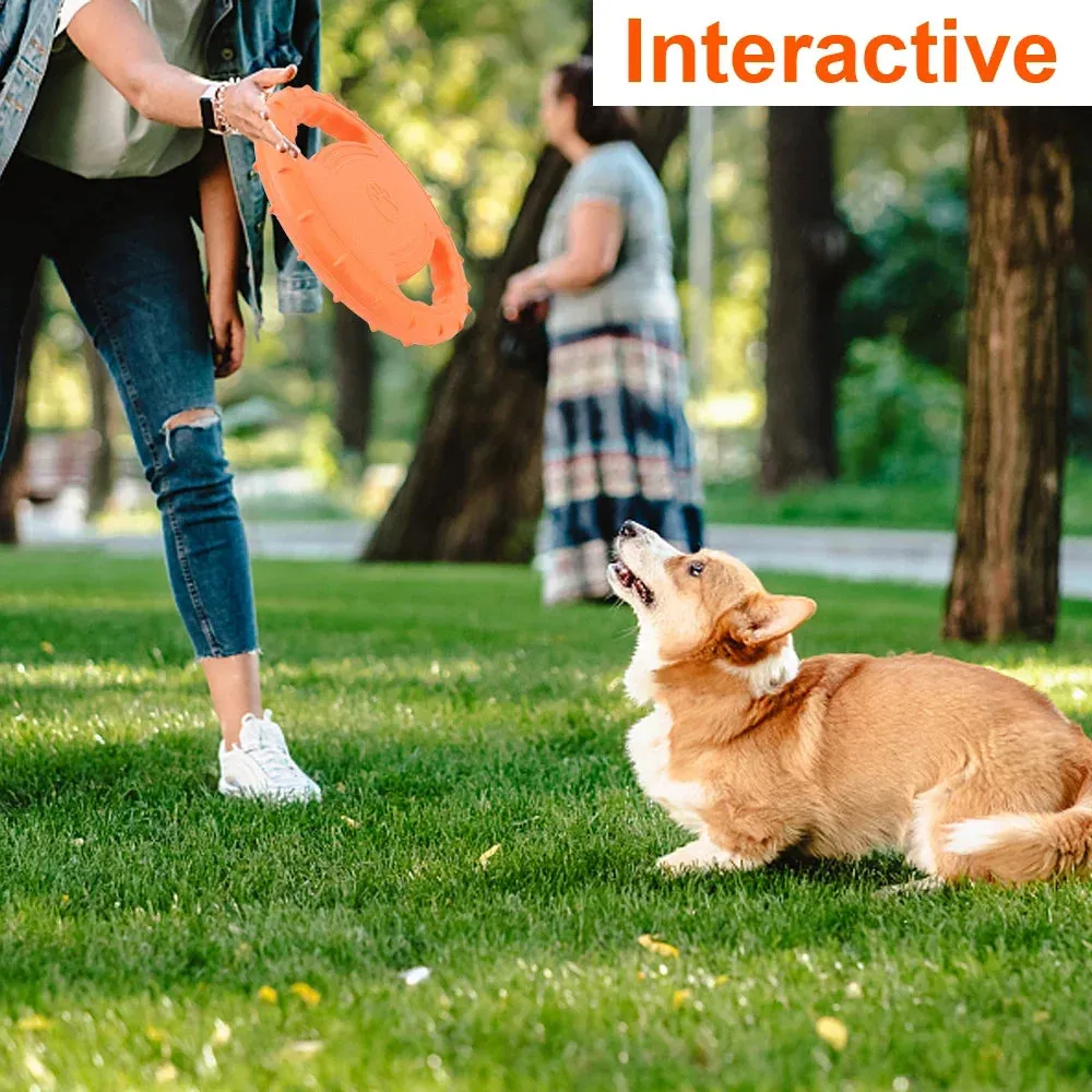 Durable EVA Dog Frisbee - Water-Resistant and Bite-Proof for Outdoor Play