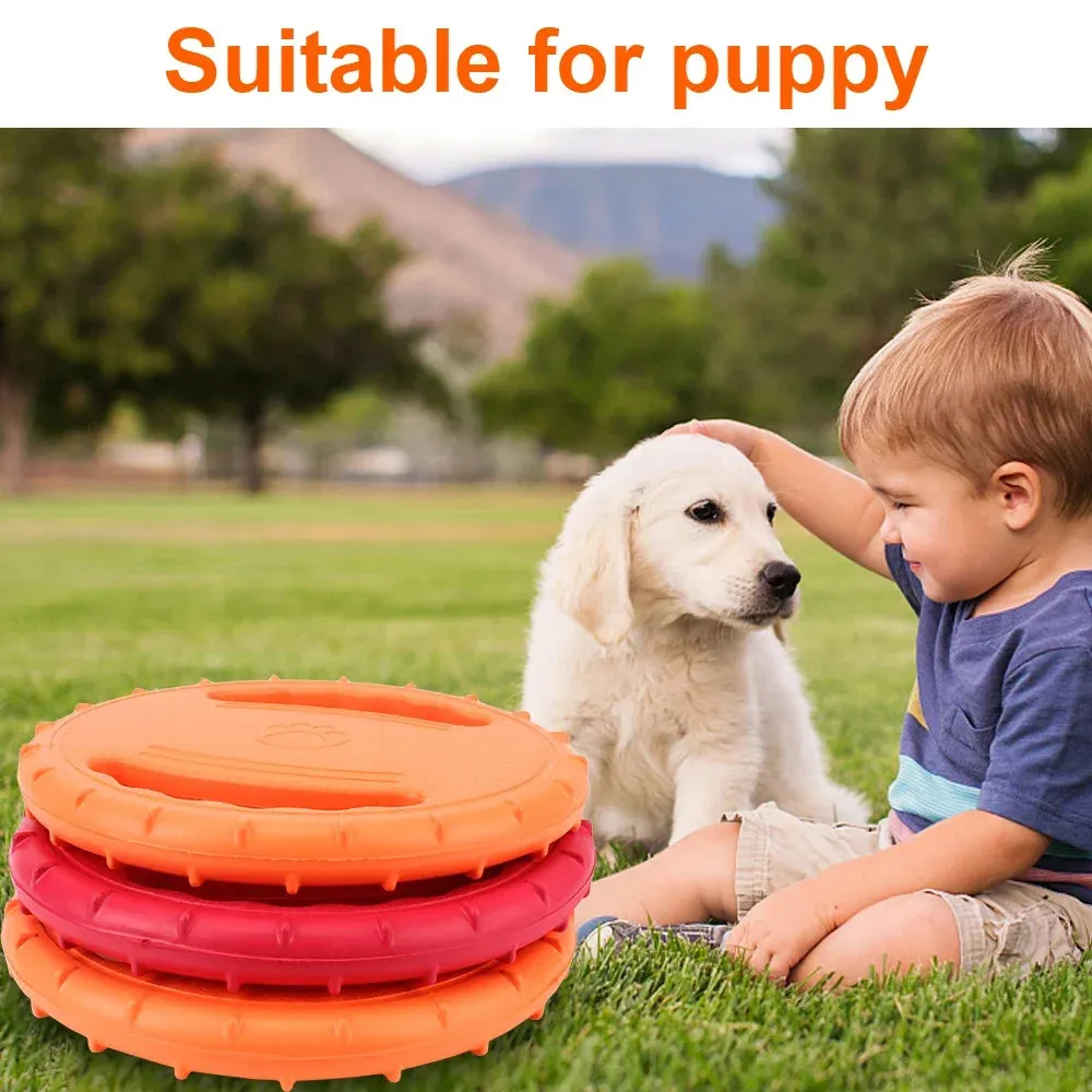 Durable EVA Dog Frisbee - Water-Resistant and Bite-Proof for Outdoor Play