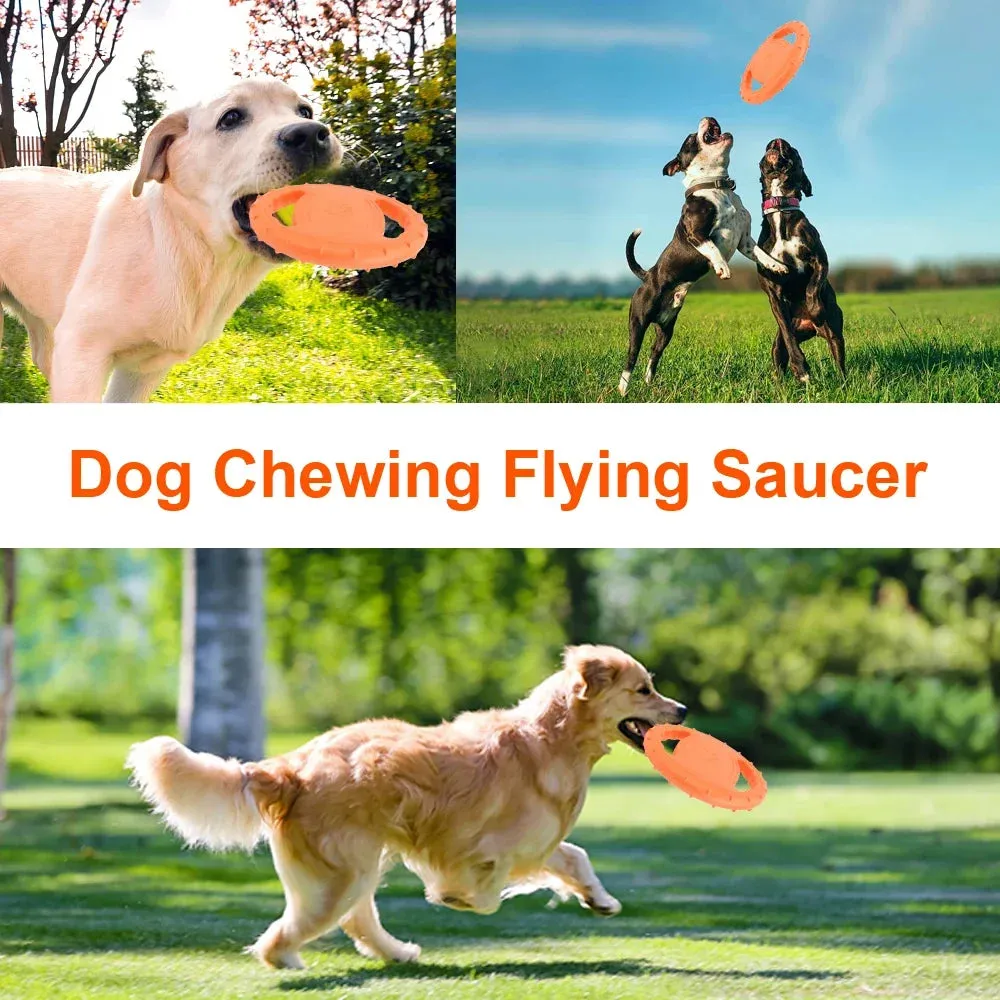 Durable EVA Dog Frisbee - Water-Resistant and Bite-Proof for Outdoor Play