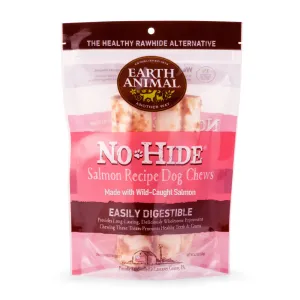 Earth Animal No-Hide Salmon Chew Dog Treat, Medium, 2-pack