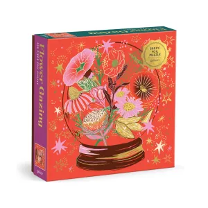 Flower Gazing Foil 500 Piece Jigsaw Puzzle