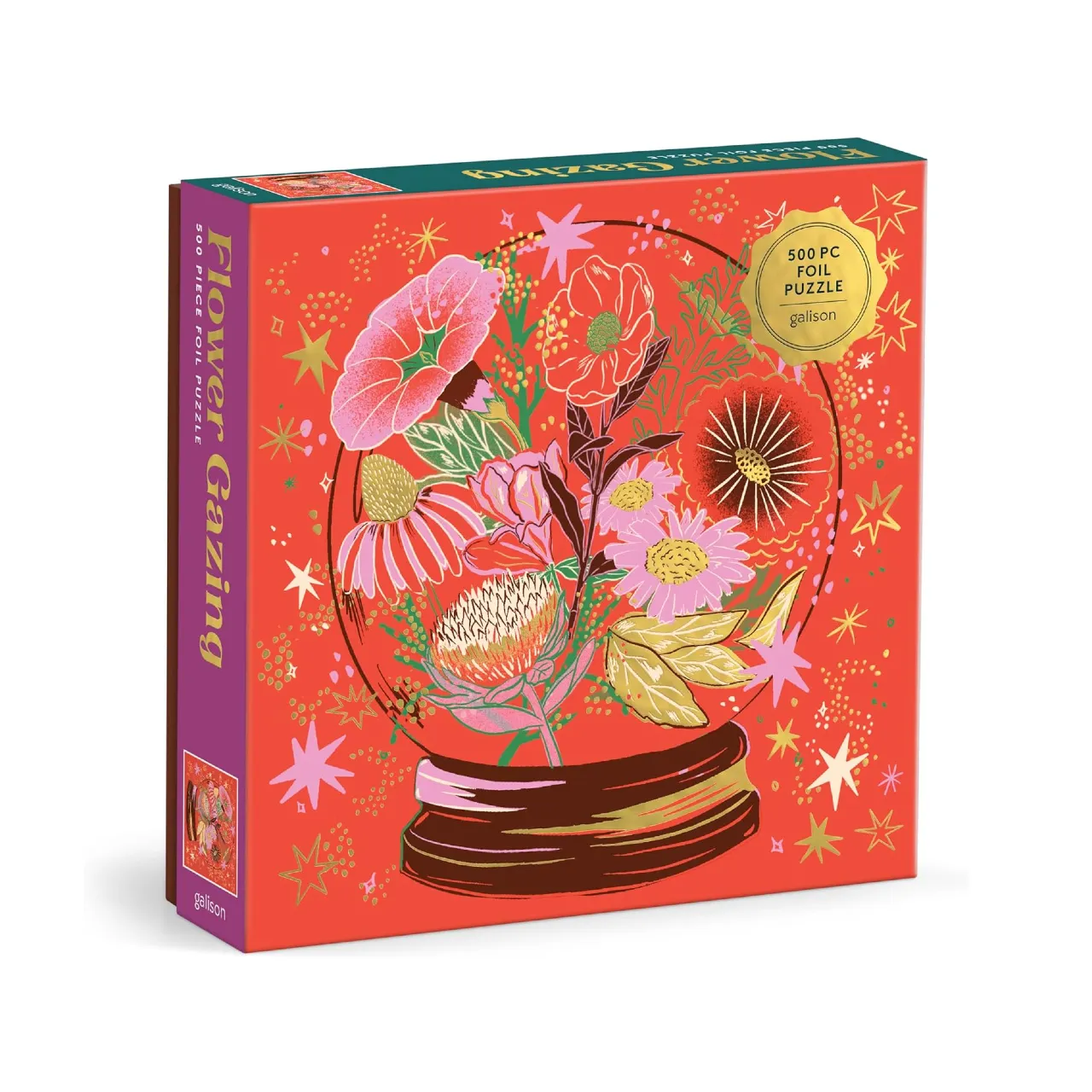 Flower Gazing Foil 500 Piece Jigsaw Puzzle