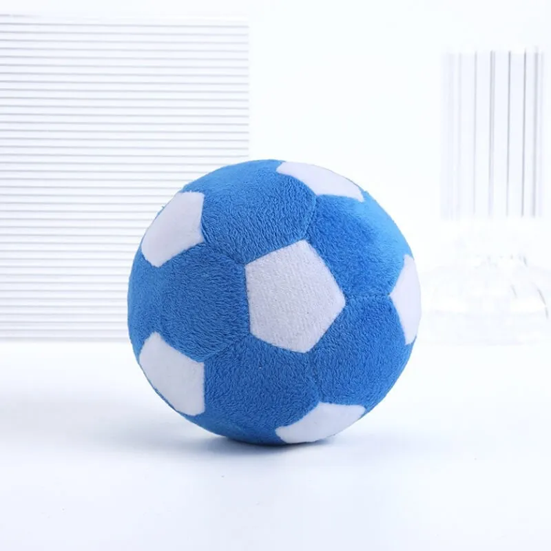 Football Plush Interactive Chew Toy Squeaky Dog Toy