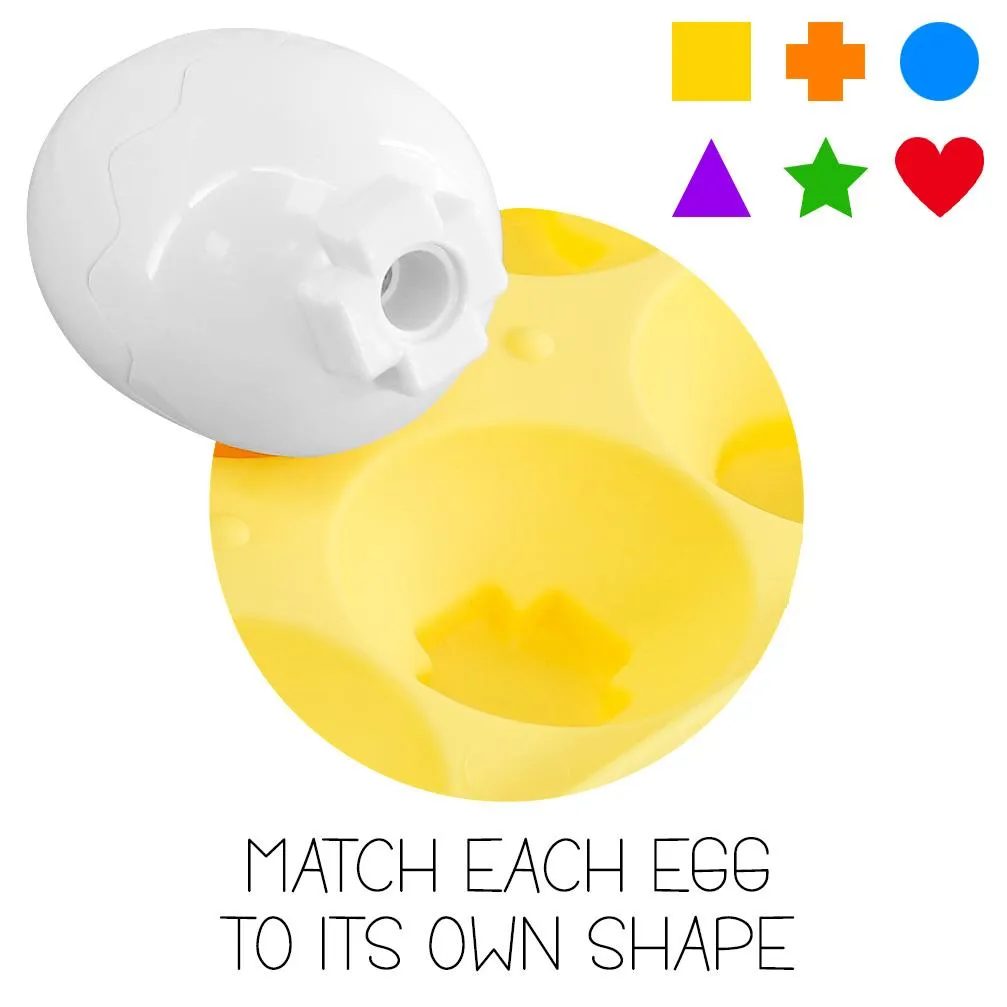 Hide n Squeak Matching Eggs Color & Shape Sorter