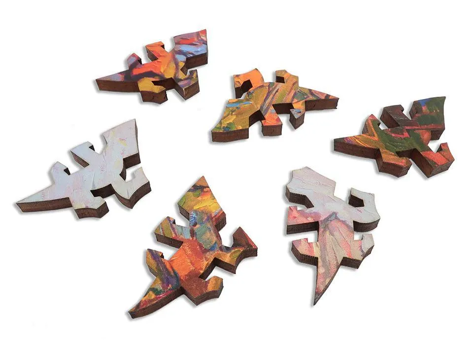 Hues of Zion Wooden Jigsaw Puzzle