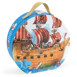 Janod Pirate Ship Giant Floor Puzzle