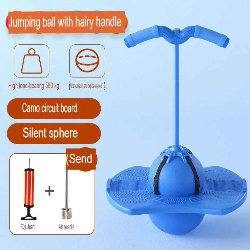 Jumping ball frog jumping height device sports equipment heightening high jump bouncing ball children's balance sense training equipment