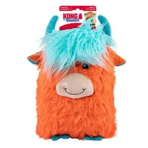 KONG Comfort Highland Cow Toy For Dogs (Assorted Colors)