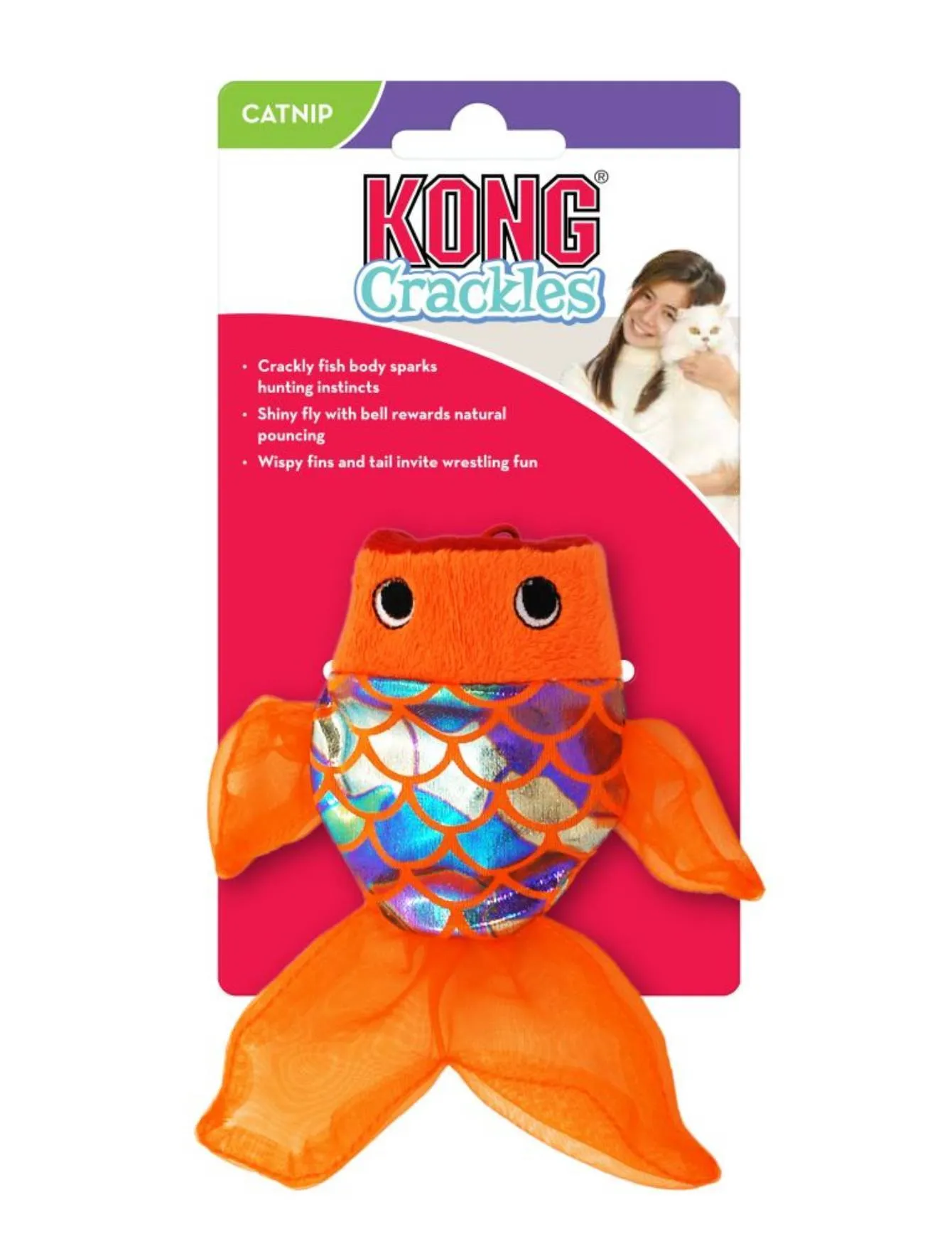 Kong Crackles Gulpz Cat Toy