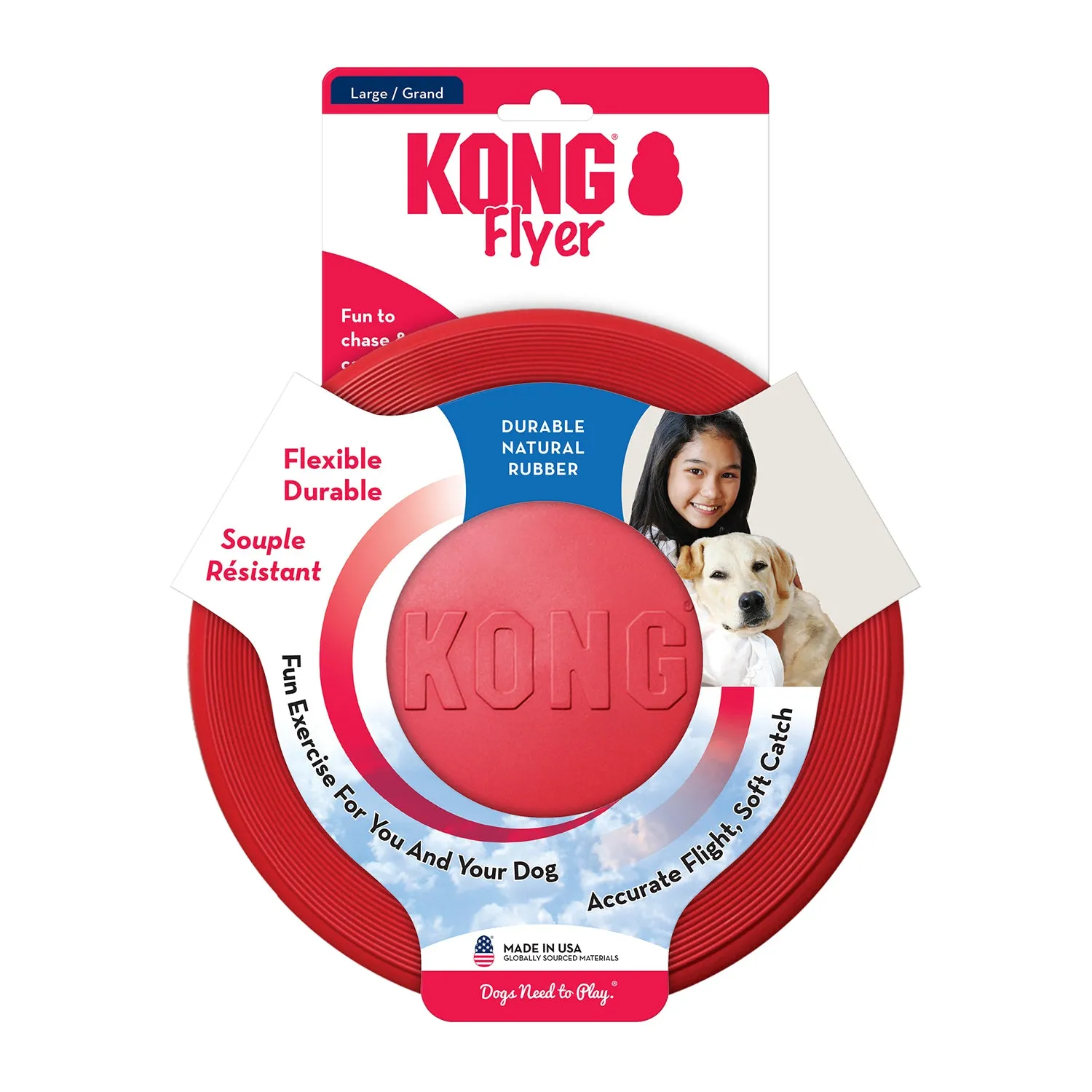 KONG Flyer Dog Toy Large