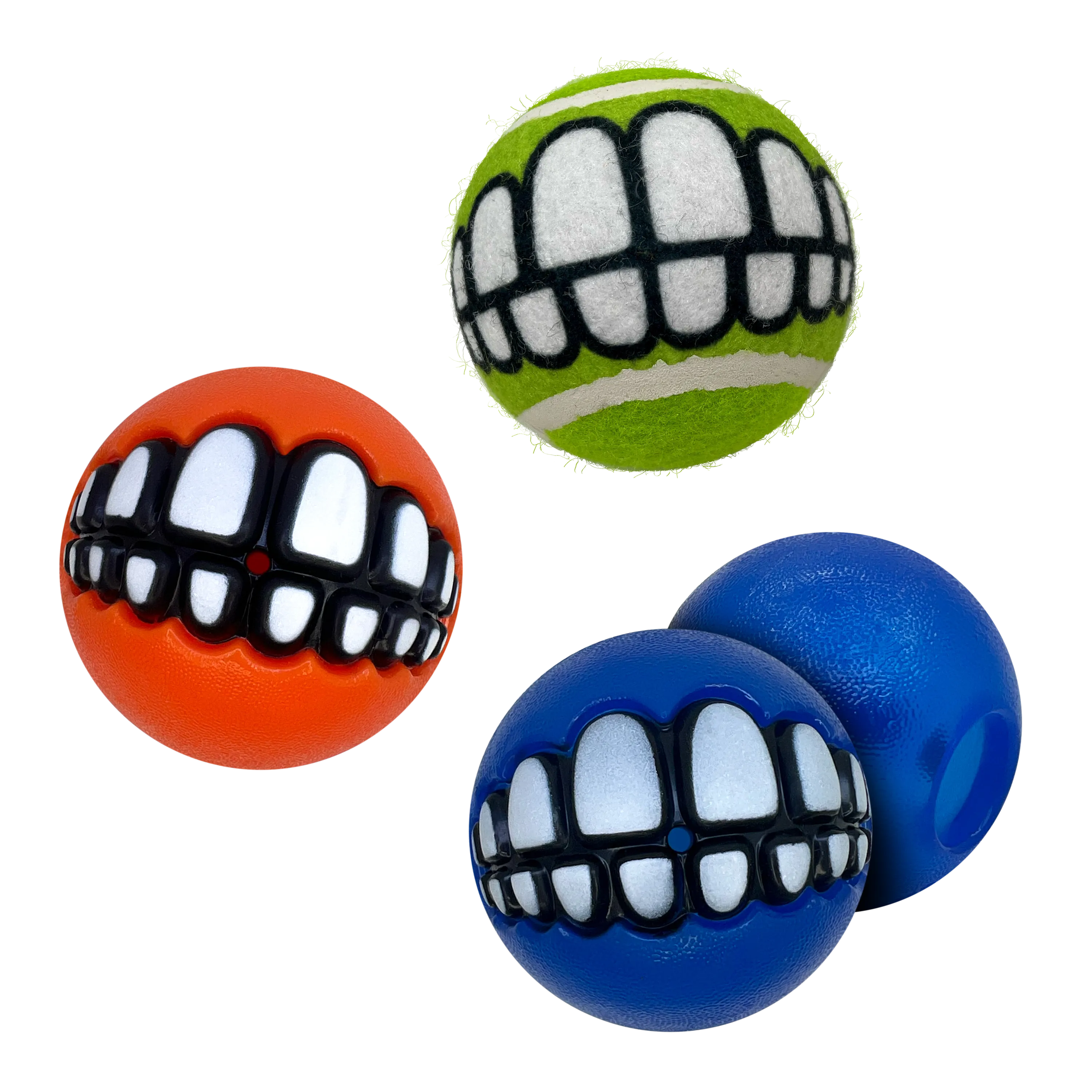 KONG Grinz By Rogz Variety 3-Pk Dog Toy