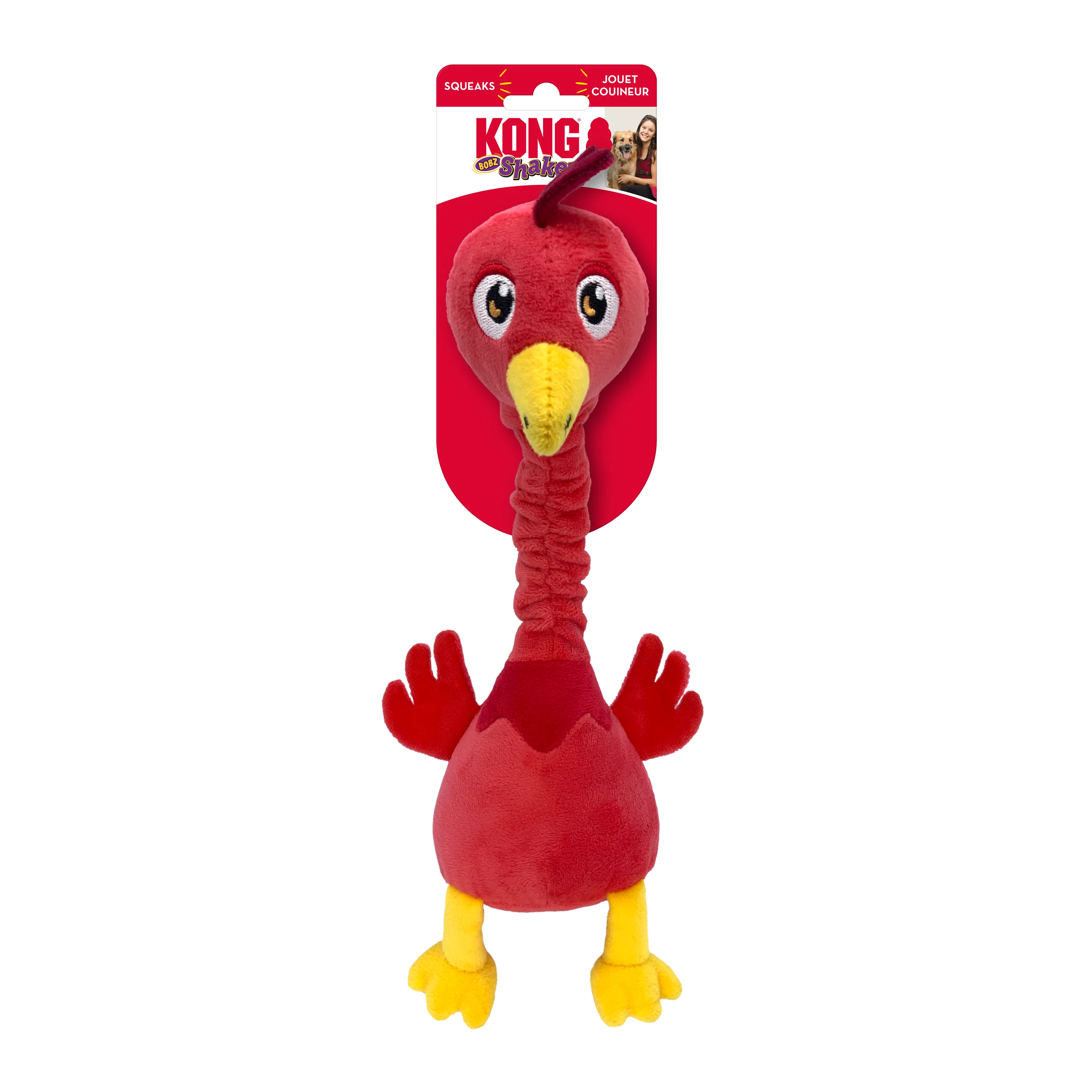 KONG Shakers Bobz Rooster Dog Toy (Medium)