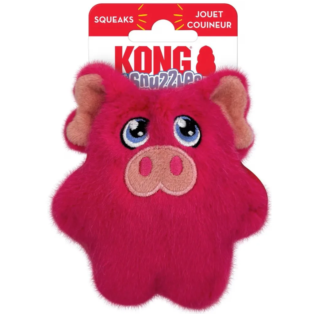 KONG Snuzzles Kiddos Mini Squeaker Pig Toy For Dogs - Extra Small