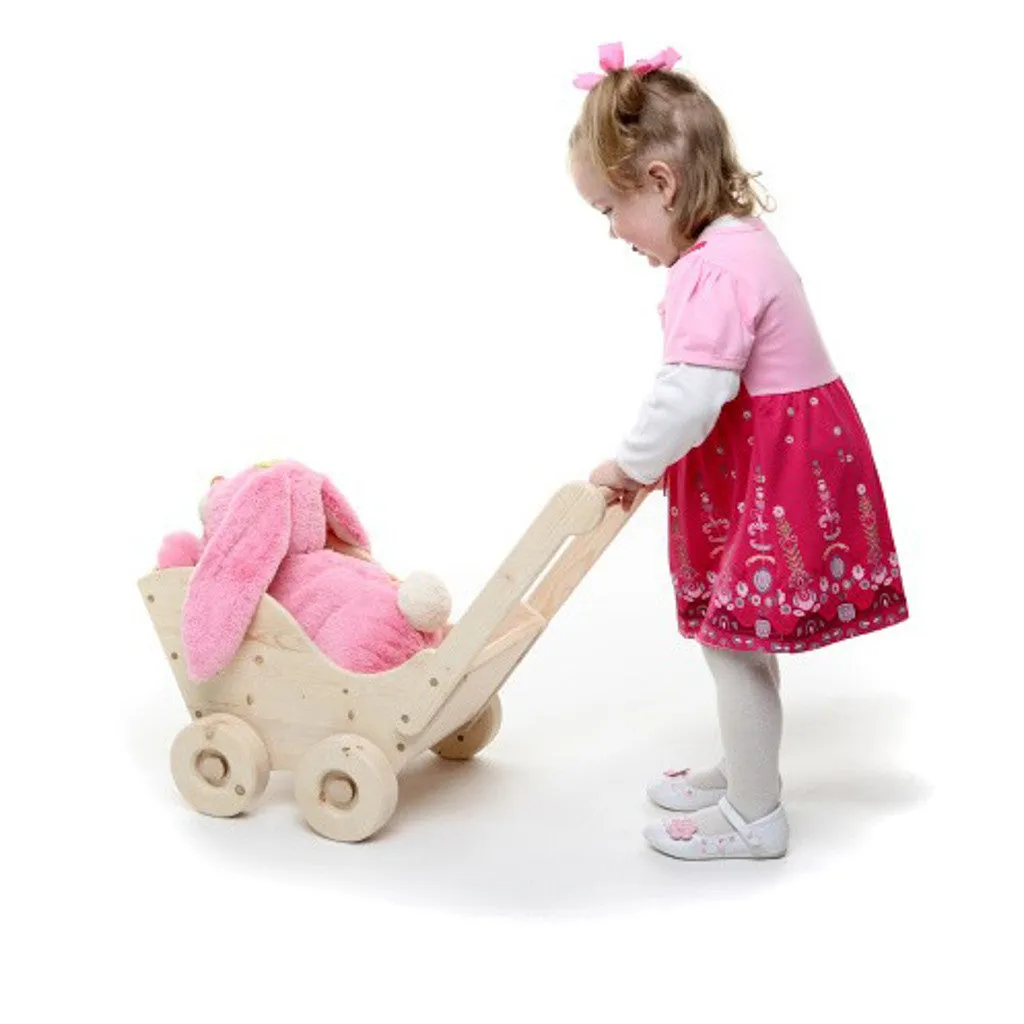 Large Wooden Push Cart  - Trudy