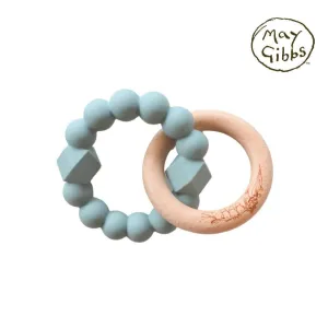 May Gibbs Moon Teether - Sage