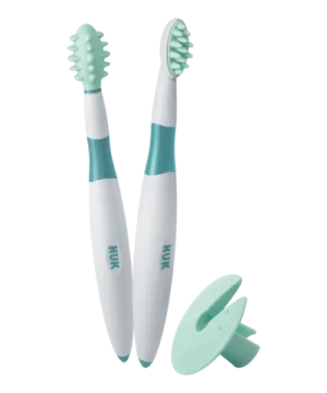 NUK Training Toothbrush Set - Gentle & Safe Dental Care for Babie