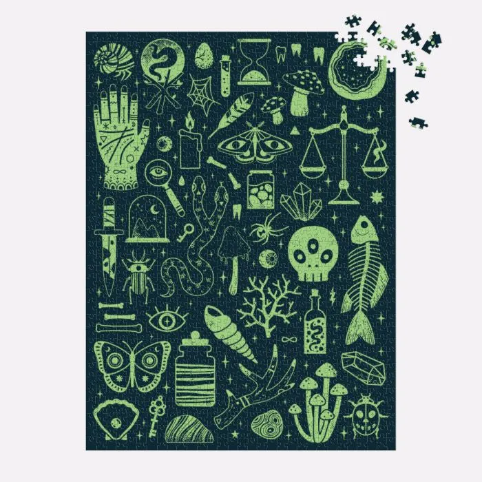 Occult & Curious Glow in the Dark Puzzle