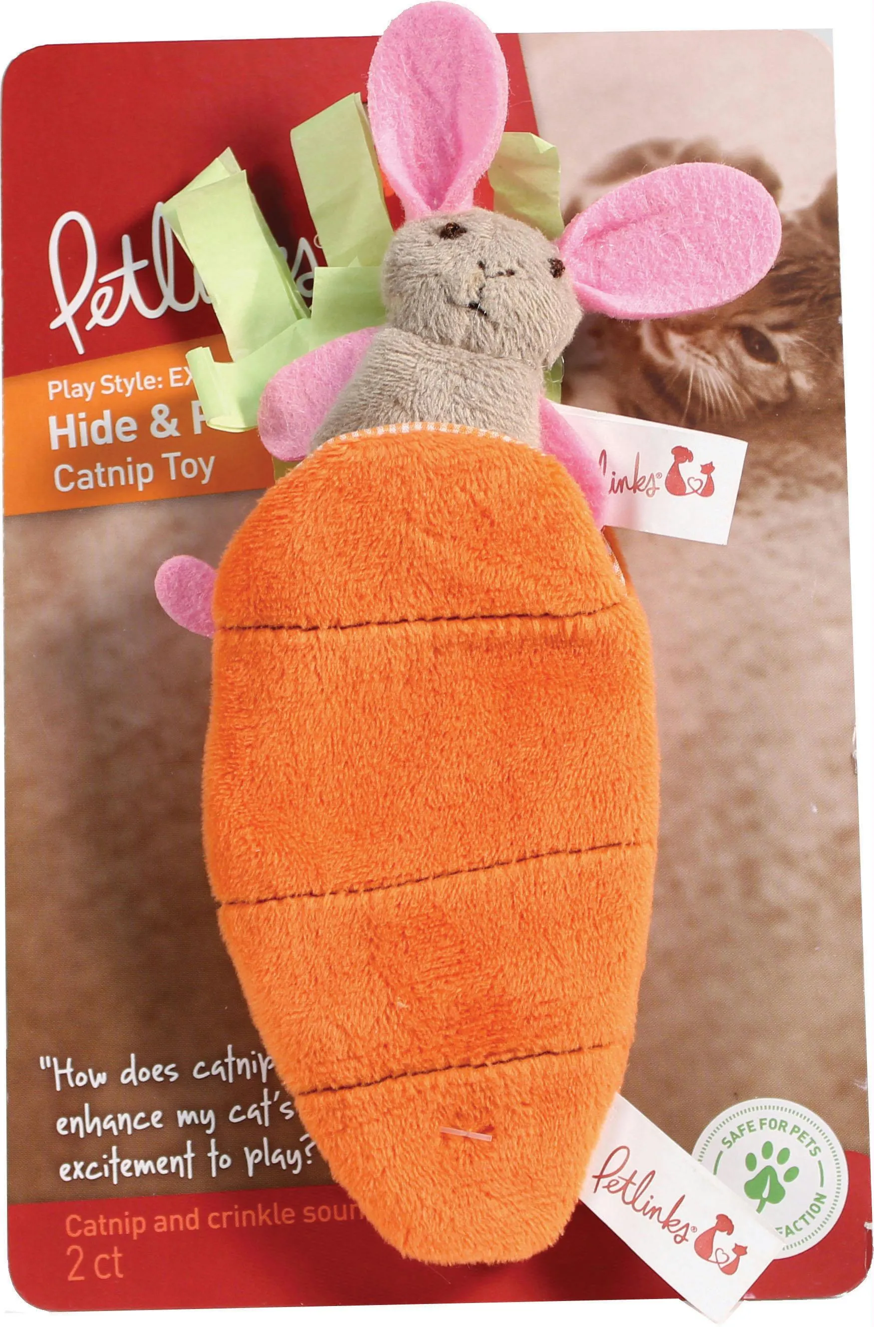 Petlinks Hide And Peek Catnip Toy)