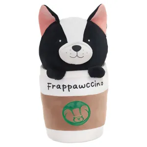 Plush Black/White Frappawccino Puppy