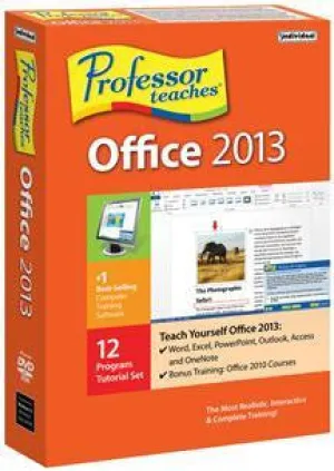 PROFESSOR TEACHES OFFICE 2013 (WIN XP,VISTA,WIN 7,WIN 8)