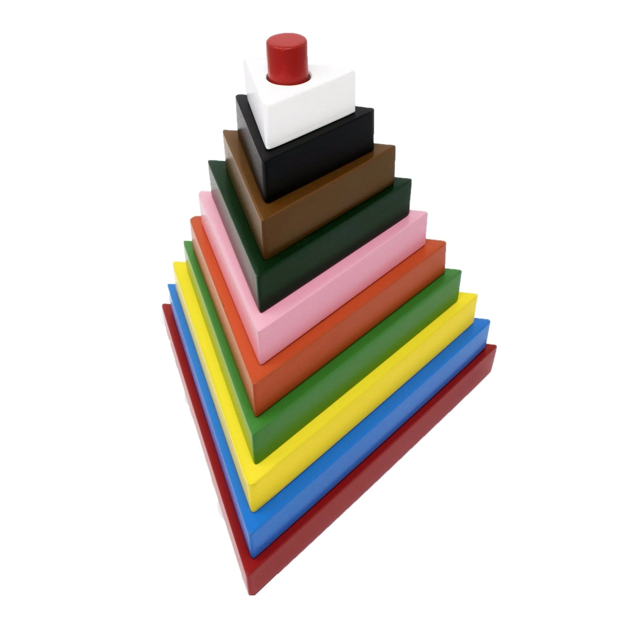 Rainbow Stacker Triangle (10 Pcs)