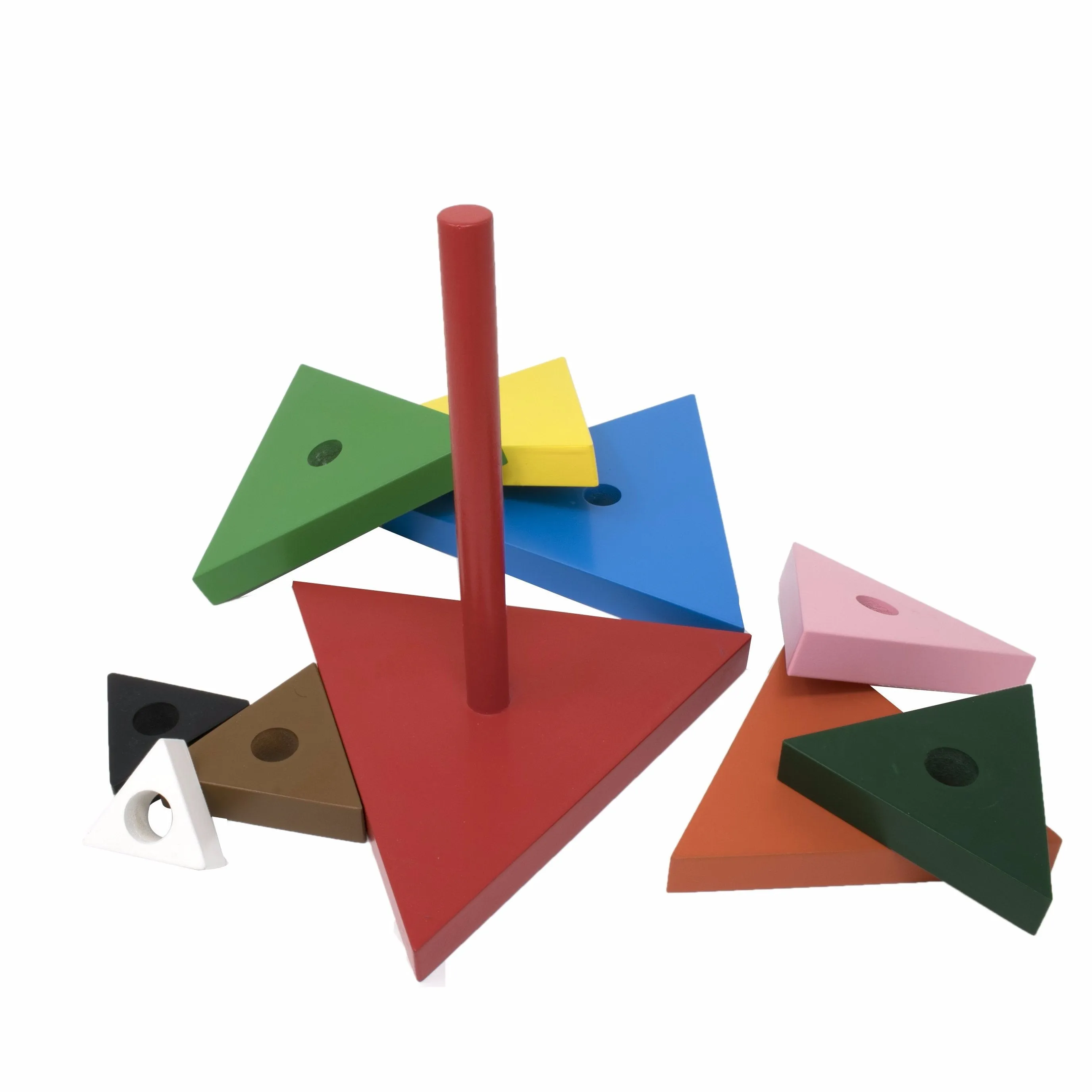 Rainbow Stacker Triangle (10 Pcs)