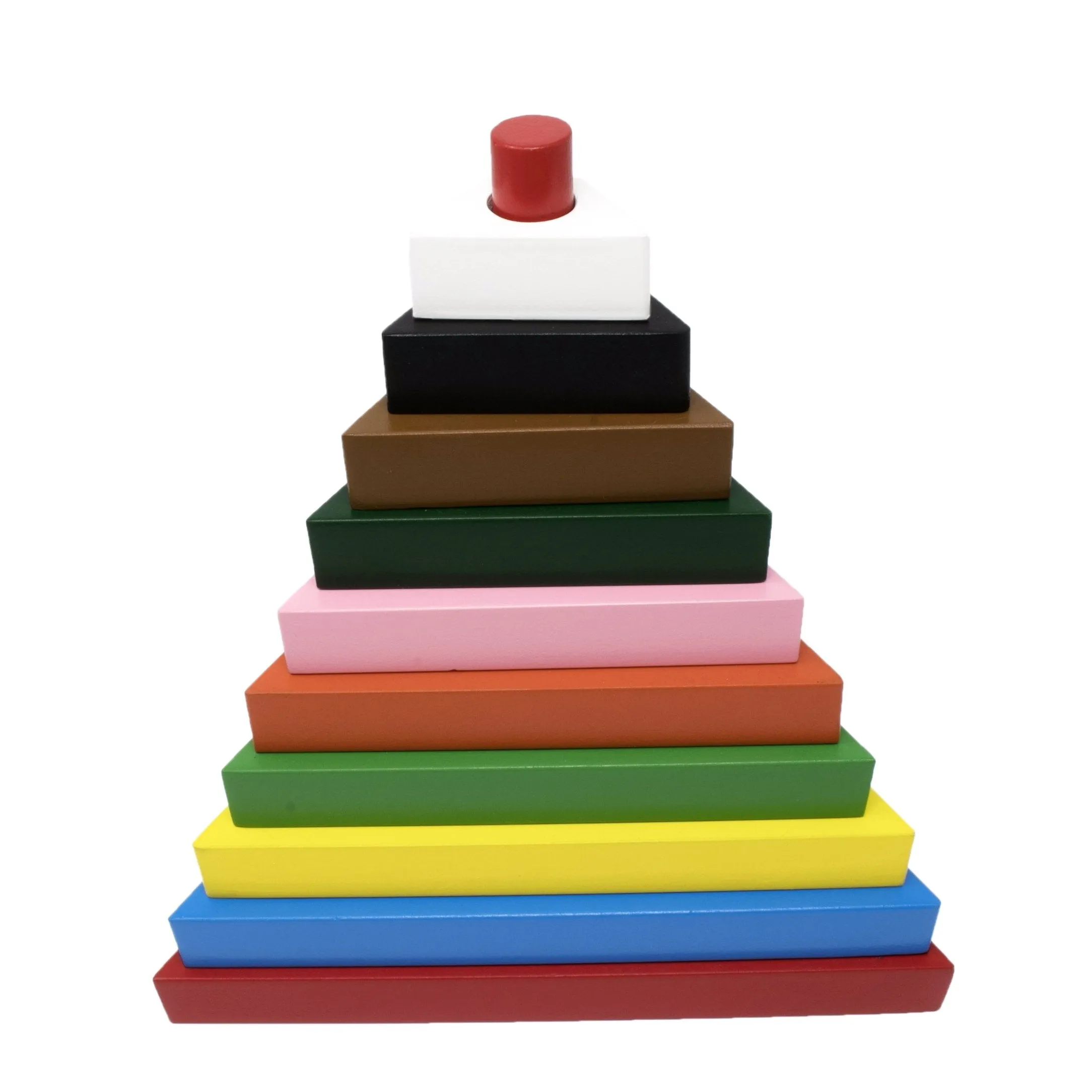 Rainbow Stacker Triangle (10 Pcs)