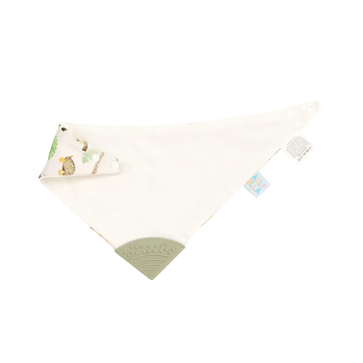 Reversible Teether Bandana Bib - Jungle