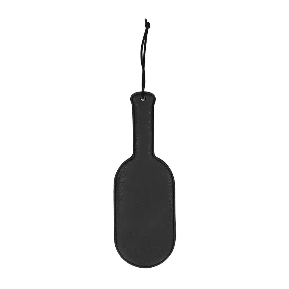 Shots Toys Leather Black Bondage Puppy Paw Paddle