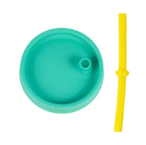 Silicone Sippy Lid   Training Straw Only