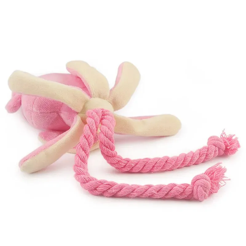 Supet Pet Octopus Plush Rope Toy – Bite-Resistant, Fun & Interactive