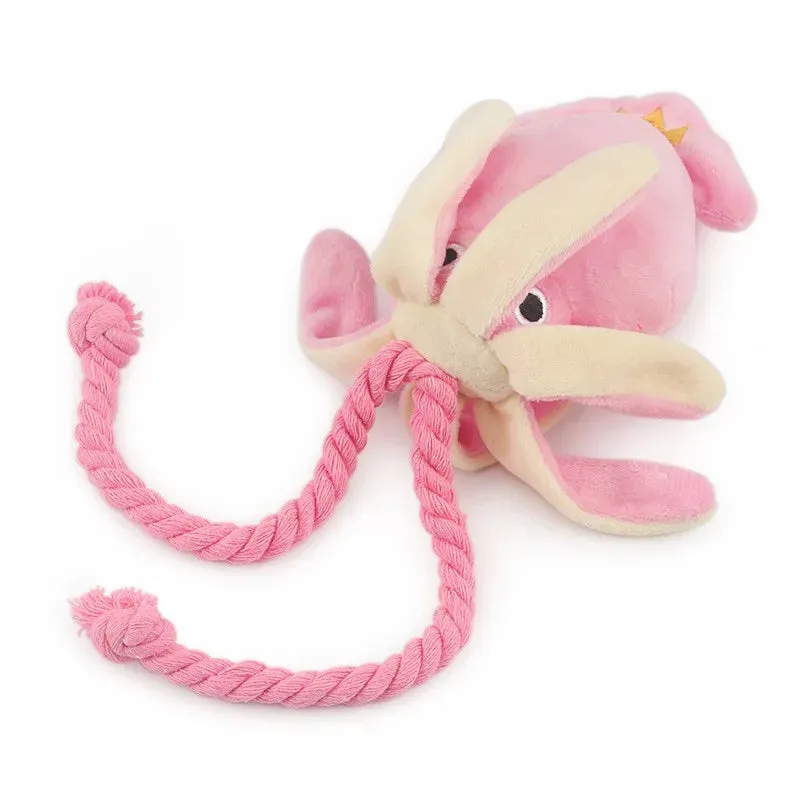 Supet Pet Octopus Plush Rope Toy – Bite-Resistant, Fun & Interactive