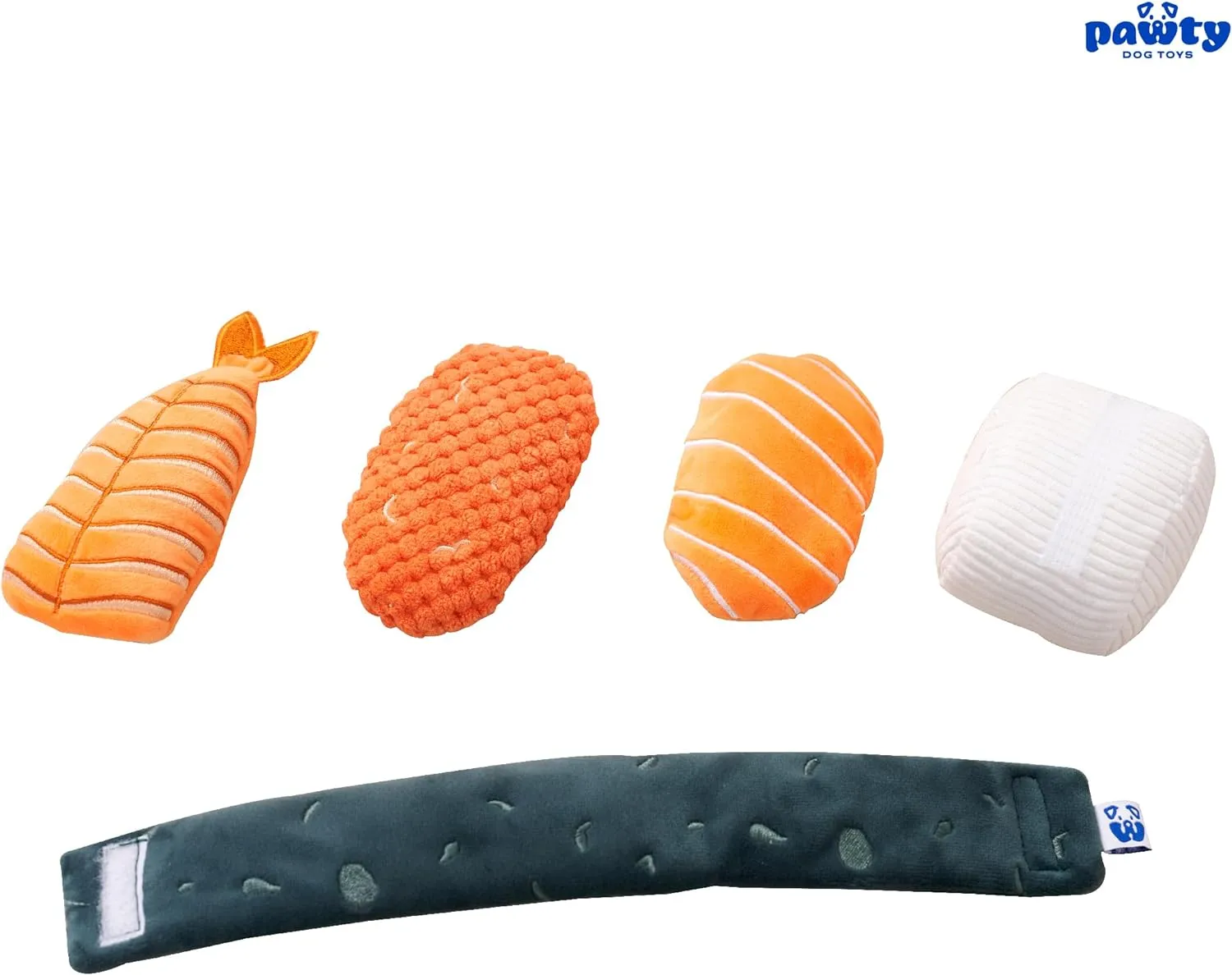 Sushi Set Plush Dog Toy