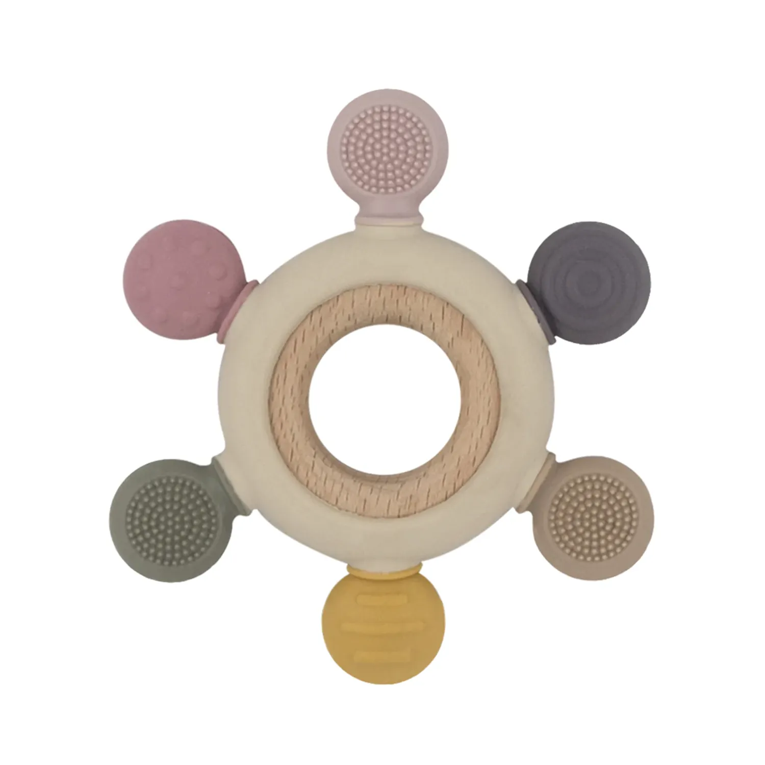 Teething Wheel - Rose